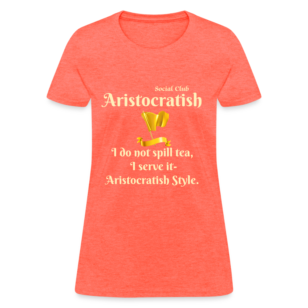 Aristocratish Social Club: Serve It - heather coral